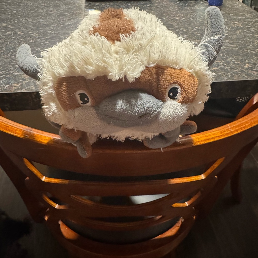 Unlisted Cream and Brown Plush Stuffed Animal